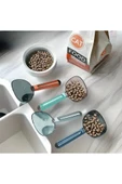 Klipsli Kedi Köpek Mama Kepçesi 180 ml Ölçekli Erzak Bakliyat Un Baharat Kahve Ölçü Kaşığı Küreği - 6
