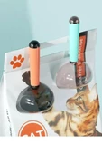 Klipsli Kedi Köpek Mama Kepçesi 180 ml Ölçekli Erzak Bakliyat Un Baharat Kahve Ölçü Kaşığı Küreği - 8