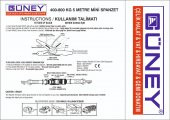 400-800 kg 5 Metre Yük Sabitleme Mini Spanzet - 1
