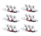 Omnipazar Büyük Boy Gondol Tuzluk Takımı Paslanmaz Çelik 6 Adet - 1