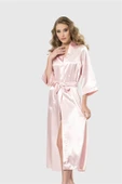 AmoraSecret AmoraSecret Somon Uzun Saten Sabahlık - 1