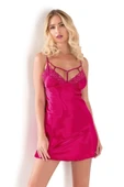 Amora Secret Vişne Kısa Saten Gecelik thumbnail 3