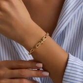 14 Ayar Hallow Bileklik İtaly 5 mm 20 cm thumbnail 2