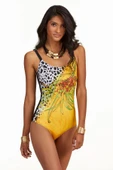 AmoraSecret AmoraSecret Mercan Desen İnce Askılı Mayo - 3