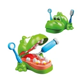 TOYZ DÜKKANIM 03677 Dede, Dino Dişçi Hamur Seti Kız Erkek Çocuk Oyuncak Eğitici Oyuncaklar - 2