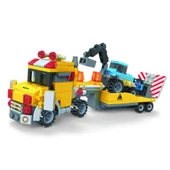 TOYZ DÜKKANIM Ausini Assembling Master 3 in 1 264 Parça Çekici Kamyonlar Kız Erkek Çocuk Oyuncak Eğitici Oyuncakla - 1