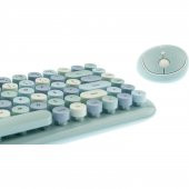 Hunter Series Azure Xt Retro Kablosuz Klavye ve Mouse Setı - 5