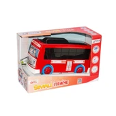 TOYZ DÜKKANIM 150003 Çarp Dön Sesli Okul Otobüsü Sarı/Kırmızı Kız Erkek Çocuk Oyuncak Eğitici Oyuncaklar - 3