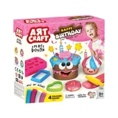 TOYZ DÜKKANIM 03683 Art Craft Doğum Günü Hamur Set 200 gr Kız Erkek Çocuk Oyuncak Eğitici Oyuncaklar - 1