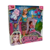 TOYZ DÜKKANIM WG-66749 Kutulu 29cm 2 Çocuklu Parkta Bebek Kız Erkek Çocuk Oyuncak Eğitici Oyuncaklar - 1