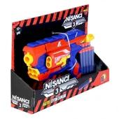TOYZ DÜKKANIM Nişancı 3 Sünger Dart Atan 10 Dartlı Oyuncak Kız Erkek Çocuk Oyuncak Eğitici Oyuncaklar - 2