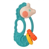 TOYZ DÜKKANIM LC Denizatı Diş Kaşıyıcı ve Çıngırak Kız Erkek Çocuk Oyuncak Eğitici Oyuncaklar - 1