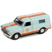 TOYZ DÜKKANIM Greenlight 1:24 1968 Chevy C-10 Pickup Light Blue Kız Erkek Çocuk Oyuncak Eğitici Oyuncaklar thumbnail 1
