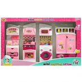 TOYZ DÜKKANIM Oydaş Minik Sefler 4lü Dolap Seti 02365 Kız Erkek Çocuk Oyuncak Eğitici Oyuncaklar - 2