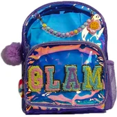 TOYZ DÜKKANIM Vest Nakış Sırt Çantası Şeffaf Mor Kız Erkek Çocuk Oyuncak Eğitici Oyuncaklar - 1