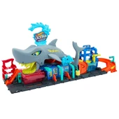 TOYZ DÜKKANIM HTN82 Hot Wheels Muhteşem Köpek Balığı Araba Yıkama Oyun Seti Kız Erkek Çocuk Oyuncak Eğitici Oyunca - 2