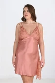AmoraSecret AmoraSecret Büyük Beden Bakır Gecelik  2109 - 1