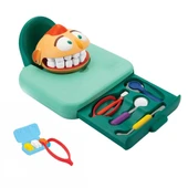 TOYZ DÜKKANIM 3455 Crafy Dr. Toothy Oyun Hamuru Seti 15 Parça Kız Erkek Çocuk Oyuncak Eğitici Oyuncaklar - 3