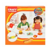 TOYZ DÜKKANIM 2015 Crafy Süper Burger Oyun Hamuru Seti 200 g 12 Parça Kız Erkek Çocuk Oyuncak Eğitici Oyuncaklar - 3