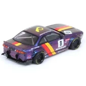 TOYZ DÜKKANIM Inno 1/64 Nissan Silvia S14 Boss ROCKET BUNNY Purple Kız Erkek Çocuk Oyuncak Eğitici Oyuncaklar thumbnail 2
