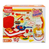 TOYZ DÜKKANIM Crafy Pazar Kahvaltısı Oyun Hamuru Seti 23 Parça Kız Erkek Çocuk Oyuncak Eğitici Oyuncaklar - 2