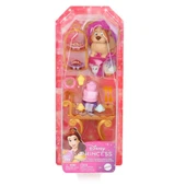 TOYZ DÜKKANIM HYM34 Disney Prenses Belle ile Çay Saati Oyun Seti - Bebek dahil değildir. Kız Erkek Çocuk Oyuncak E - 1