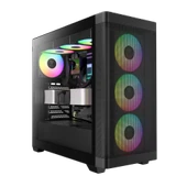GAMDIAS ATHENA M3, FSP 1600W, Tempered Glass, Type-C, Mesh Ön Panel, ARGB, ATX, Professional GAMING KASA - 1