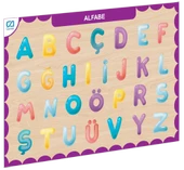 TOYZ DÜKKANIM CAAHS-3208 CA GAMES AHŞAP ALFABE BUL-TAK Kız Erkek Çocuk Oyuncak Eğitici Oyuncaklar - 1