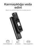 ÇELİKWORK F0H7 7 in1  Type-C, USB, Micro Lighting Port, Seyahat Seti İPhone, Android Uyumlu PC Çevirici thumbnail 1