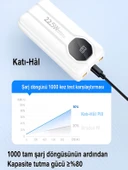 ÇELİKWORK 5in1 10.000mah 22,5w Hızlı Şarj Powerbank - 2 Usb, Lightning & Type-c Kablı Taşınabilir Şarj Cihazı thumbnail 2