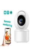 DEANB 2.4G Wİ-Fİ 2MB 1080P Full HD 360° Hareket Algılama Gece Görüş İNTERKOM Bebek Güvenlik Kamera - 2