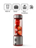 DEANB BPA İÇERMEZ TURBO Buz Kırıcı Paslanmaz 6 Çelik Bıçaklı Şarjlı 450 ml Taşınabilir Kişisel BLENDER thumbnail 1