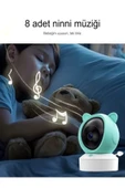 DEANB Monitörlü Tuya WiFi Bebek Kamerası 1080p Gece Görüşlü İNTERKOM Sesli Görüntülü Kablosuz IP Kamera - 7