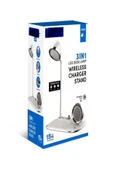 çelikwork inspiring technology 15w Kablosuz Wireless Şarj Standı - 3in1 Ayarlanabilir Masa Lambası Ve Bluetooth Hoparlör Tasarımı thumbnail 6