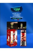 DEANB BPA İÇERMEZ TURBO Buz Kırıcı Paslanmaz 6 Çelik Bıçaklı Şarjlı 450 ml Taşınabilir Kişisel BLENDER - 7
