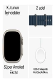 DEANB FSW27 IP68 Su Geçirmez iPhone Android Uyum GPS Süper Amoled NFC 2.04/49mm Titanyum Kasa Akıllı Saat - 5