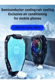 DEANB Dla06 Radyatör Alüminyum Plakalı Cep Telefonu Sessiz Soğutucu Mobil Mute Game Soğutma Pubg Oyun Fanı - 3