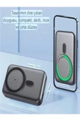DEANB 10000mAh 22.5W Hızlı Şarjlı Type-C ve USB Girişli Wireless Kablosuz Magsafe Powerbank - 6