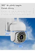 DEANB 2.5 İnç Wi-Fi IP66 Su Geçirmez Alarmlı HD Hareket Sensör Çift Işıklı Gece Görüşlü İNTERKOM Kamera - 7