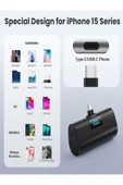 ÇELİKWORK Fp07 5000mah Type-c 20w Ultra Hızlı Fast Şarj Elektronik Taşınabilir Batarya Lcd Mini Powerbank thumbnail 7