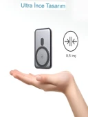 DEANB Pw103 22.5w Hızlı Şarj 5000mah Kapasiteli 1type-c 1usb Powerbank Manyetik Magsafe thumbnail 6