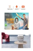 DEANB APR01 4K UHD Akıllı Taşınabilir LED Projeksiyon Cihazı Full HD 2.4+5G Wi-Fi Ev Sineması Projeksiyonu - 6