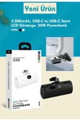 ÇELİKWORK Fp07 5000mah Type-c 20w Ultra Hızlı Fast Şarj Elektronik Taşınabilir Batarya Lcd Mini Powerbank thumbnail 8