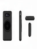 ÇELİKWORK 10000mAh PD Kablolu 22.5W Kablosuz Wireless 15W Dahili USB Micro TYPE-C iPhone Powerbank thumbnail 6