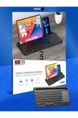DEANB Türkçe Q, Type-c Şarjlı, Touchpad, Telefon, Tablet Standlı Bluetooth Klavye Ios/android/windows - 6