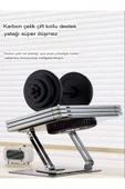DEANB 10-17.3 inç Magnetli Fanlı, Carbon 360° Mekanizmalı Telefon ve Laptop MacBook Standı - 4