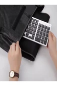 DEANB Sessiz Şarjlı İOS/ANDROİD/WİNDOWS Uyumlu Bluetooth 2.4G Kablosuz Klavye Mouse Seti - 6