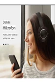 DEANB BT80 Wireless V5.0 Stereo LİTYUM 300mAh Çinko Alaşımlı Kablosuz Kulak Üstü Kulaklık - 7