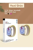 DEANB Fsw-028 Ip68 Su Geçirmez 44mm 1.9inç Super Amoled Ekran Karbon Alüminyum Kasa 2 Kordon Akıllı Saat - 7