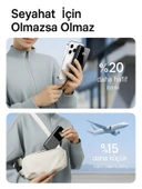 DEANB PW-95 PD 22.5W HIZLI ŞARJ LCD Kendiliğinden Type-c Lightning Kablolu 1Usb-A Girişli Powerbank thumbnail 3